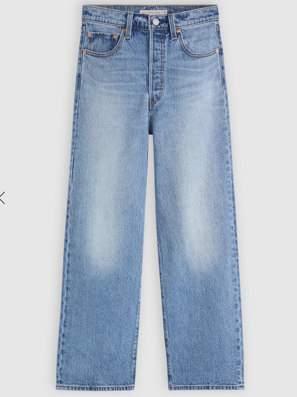 Levis Ribcage Straight Ankle Women's Jeans Light Blue 27